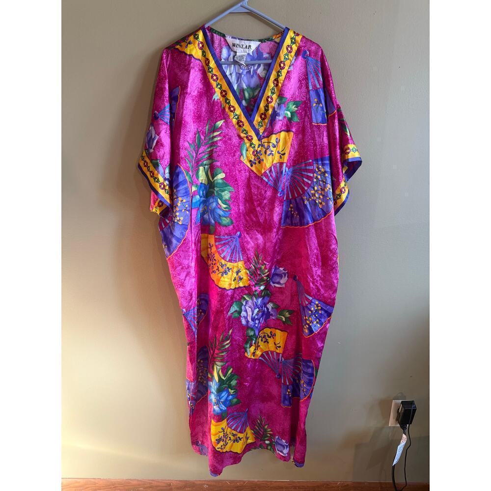 Winlar Asian FanMuMu kaftan OS pajama dress